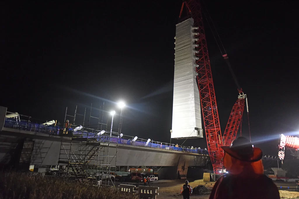 CJC Management - Sydney Metro Northwest, at night